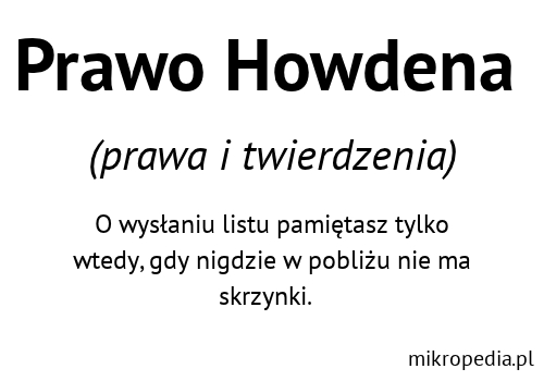 Prawo Howdena